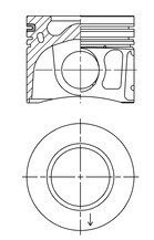 Поршень Ford kolbenschmidt (KS) 41072600