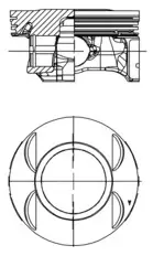 Поршень Kolbenschmidt (KS) 40199610