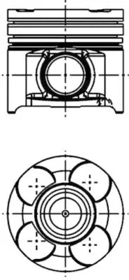 Поршень Kolbenschmidt (KS) 40 660 600 (фото 1)