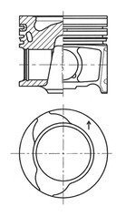 Поршень kolbenschmidt (KS) 41097620