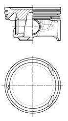 Поршень kolbenschmidt (KS) 41 487 620 на Шкода Fabia 3