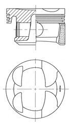 Поршень kolbenschmidt (KS) 41705600