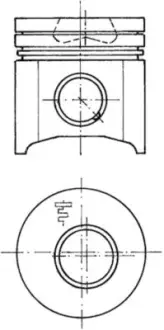 Поршень Kolbenschmidt (KS) 94726630