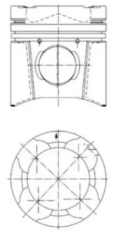 Поршень kolbenschmidt (KS) 94846600