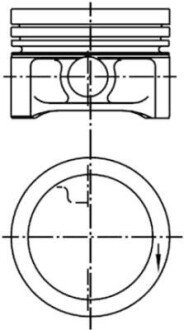 Поршень kolbenschmidt (KS) 99927630