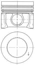 Поршень VW kolbenschmidt (KS) 41095610 на Сеат Ibiza 4