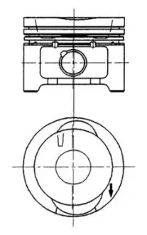 Поршневые кольца Kolbenschmidt (KS) 92228600
