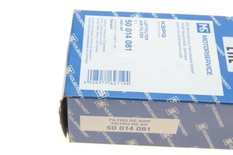 Воздушный фильтр kolbenschmidt (KS) 50014081