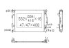 Радіатор охолодження двигуна koyorad PL812540