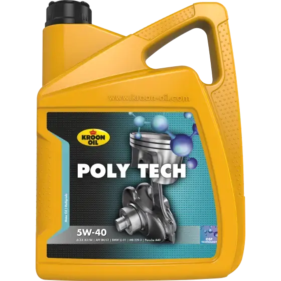 Олива моторна POLY TECH 5W-40 5л KROON OIL 36140