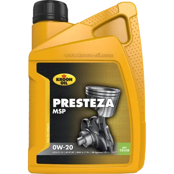 Олива моторна Presteza MSP 0W-20 1л KROON OIL 36495