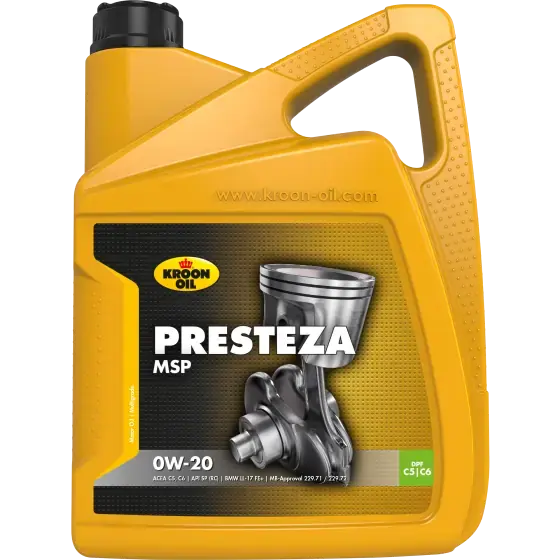 Олива моторна Presteza MSP 0W-20 5л KROON OIL 36497