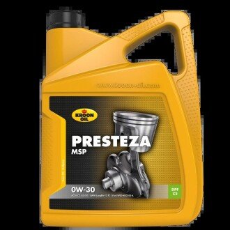 Олива моторна Presteza MSP 0W-30 5л kroon oil 37320