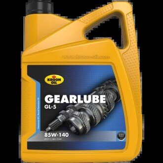 Олива трансмісійна GEARLUBE GL-5 85W-140 5л kroon oil 01329