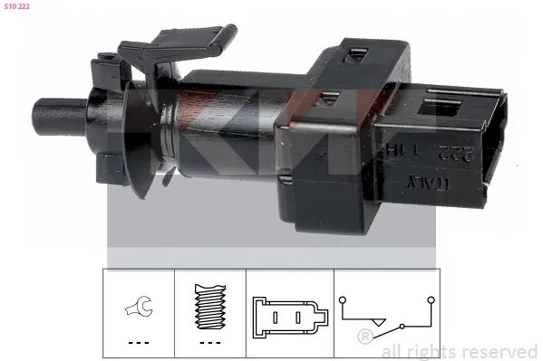 Датчик педали сцепления, (лягушка) 2 выхода, 95-06 KW 510 222