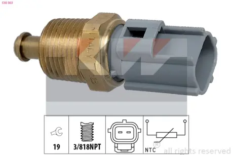 Датчик температуры масла, 2,5 94-00 KW 530 363