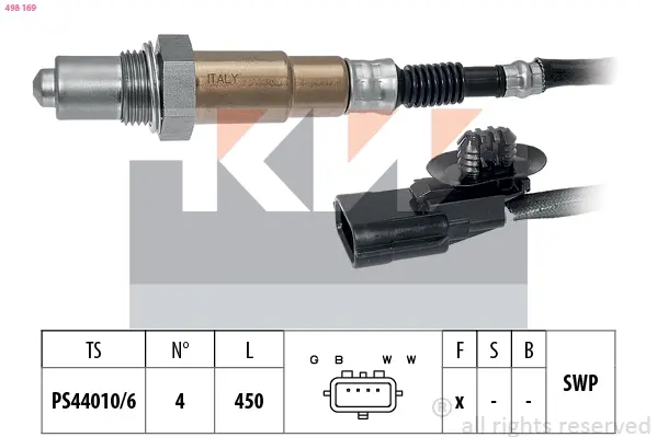 Лямбда зонд, 1.4, 1.6 KW 498 169