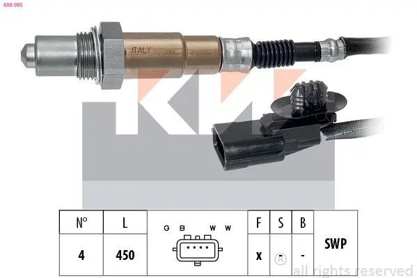 Лямбда зонд, 1.6 KW 498 095