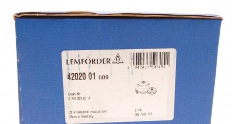 Сайлентблок переднего рычага lemforder 4202001