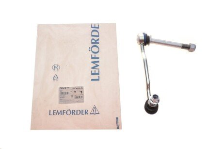 Стойка (тяга) стабилизатора передняя lemforder 2957402