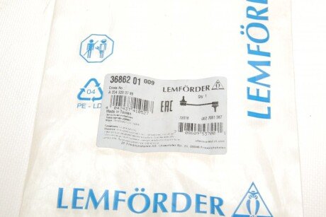 Стойка (тяга) стабилизатора передняя lemforder 3686201