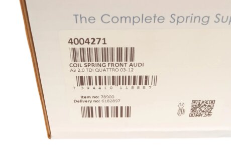 Пружина передня lesjofors 4004271