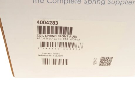 Пружина передня lesjofors 4004283