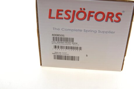 Пружина передняя lesjofors 4008531