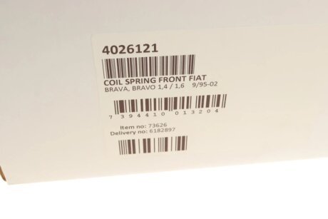 Пружина передня lesjofors 4026121