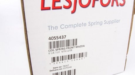 Пружина передня lesjofors 4055437