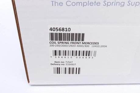 Пружина передня lesjofors 4056810