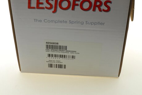 Пружина передня lesjofors 4056838