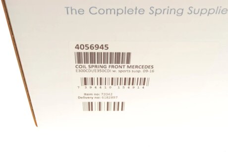 Пружина передня lesjofors 4056945