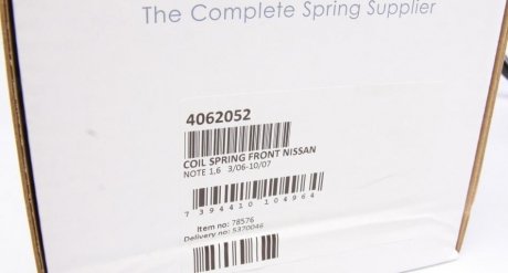 Пружина передняя lesjofors 4062052