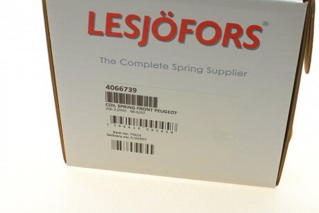 Пружина передня lesjofors 4066739