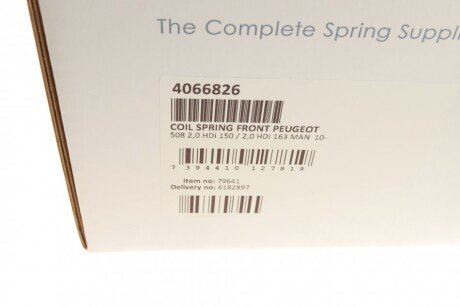 Пружина передняя lesjofors 4066826