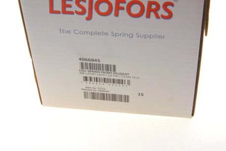 Пружина передняя lesjofors 4066845