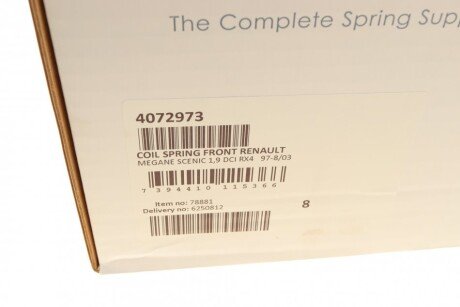 Пружина передня lesjofors 4072973