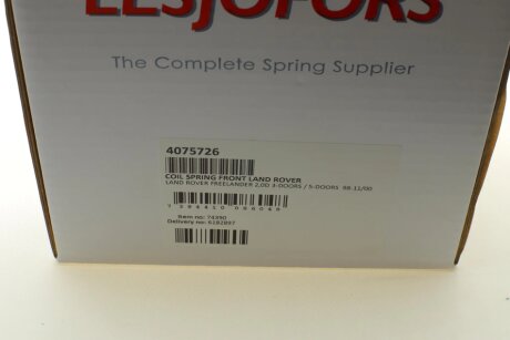 Пружина передняя lesjofors 4075726