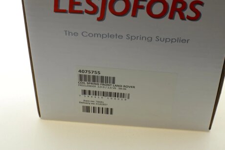 Пружина передня lesjofors 4075755