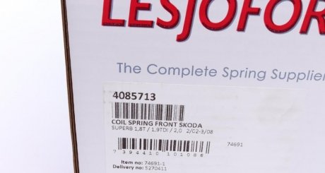 Пружина передня lesjofors 4085713