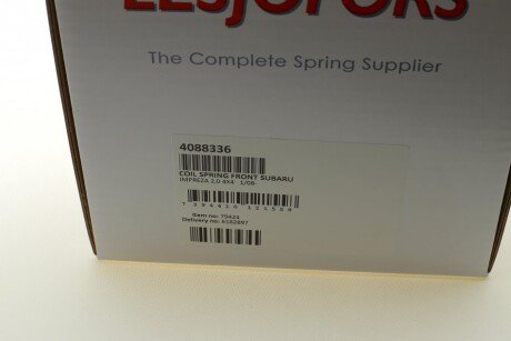 Пружина передня lesjofors 4088336