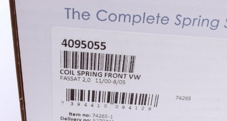 Пружина передня lesjofors 4095055