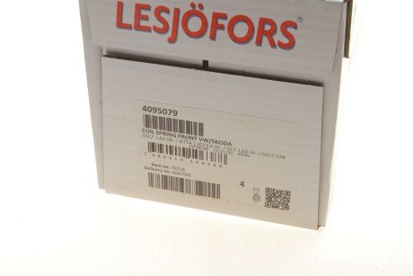 Пружина передня lesjofors 4095079
