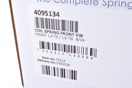 Пружина передня lesjofors 4095134