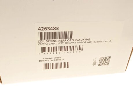 Пружина с занижением lesjofors 4263483