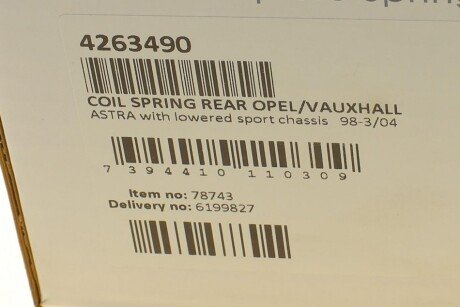 Пружина з заниженням lesjofors 4263490