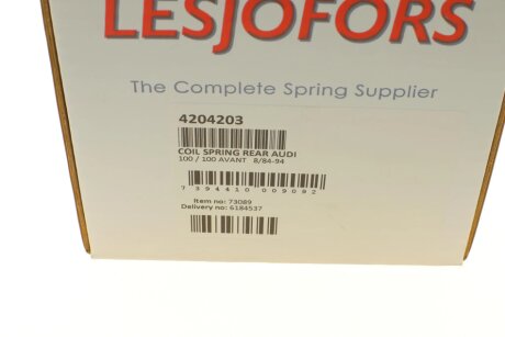 Задня пружина lesjofors 4204203