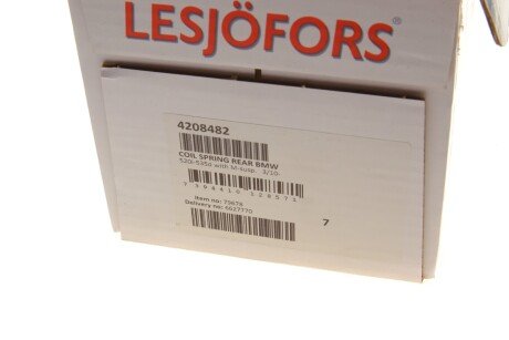 Пружина задняя lesjofors 4208482