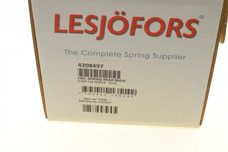 Пружина задняя lesjofors 4208497